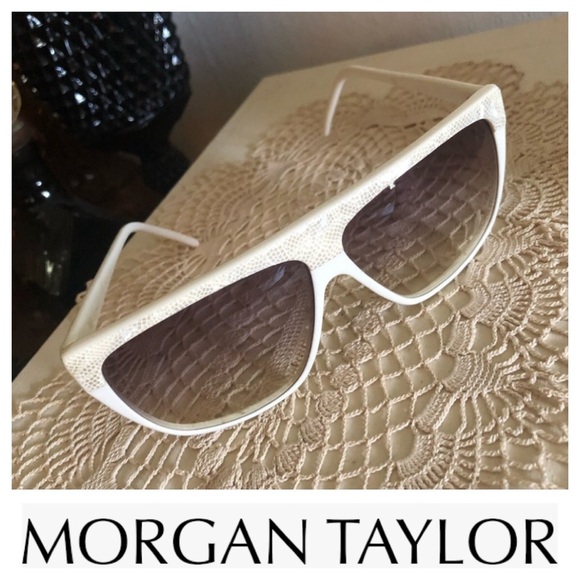 Vintage Cream Snakeskin Sunglasses main image 9